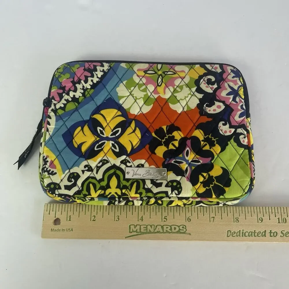 Vera Bradley Rio E-Reader Sleeve Tablet Case Cover Padded Quilted Multi Floral